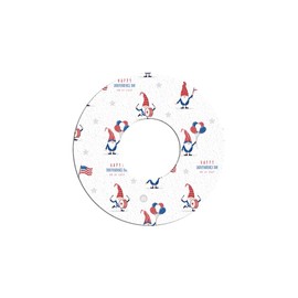 Dex Styles 4th July - Adhesive Patch for Libre 2 Sensor, Watertight, Freestyle Libre Transmitter, Peel Resistant, Hypoallergenic, Freestyle Libre 2 sensors Independence Day Pack of 5(Freestyle Libre)