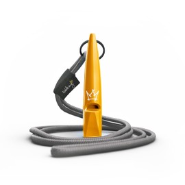 Rudelkönig Dog Whistle for Recall - Professional Training Whistle with Standardised Frequency and Whistle Band - Ideal for Dog Training