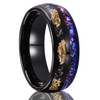 Concept Knight Tungsten Rings for Men Women 8mm Black Men's