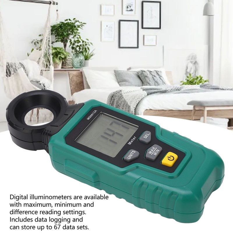 Digital Light Meter High Accuracy LCD Display Auto Shutdown Illuminance
