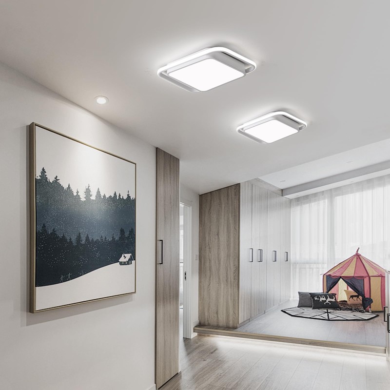 Naroume LED Ceiling Light Flush Mount 38W,White Kitchen Light Fixture