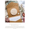 Joli Coon Willst du meine Patentante Wooden with Flap Envelope