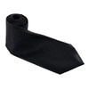 Black Tie Mens Formal Wear Plain Wedding Party Business Funeral