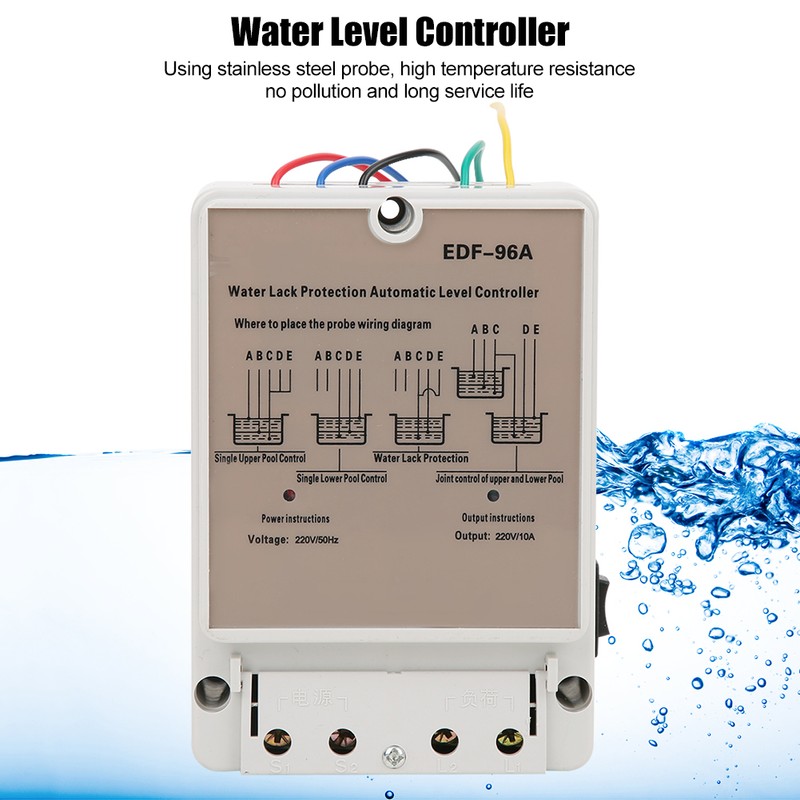 Water Automatic Level Controller with Stainless Steel Probe Detection Sensor