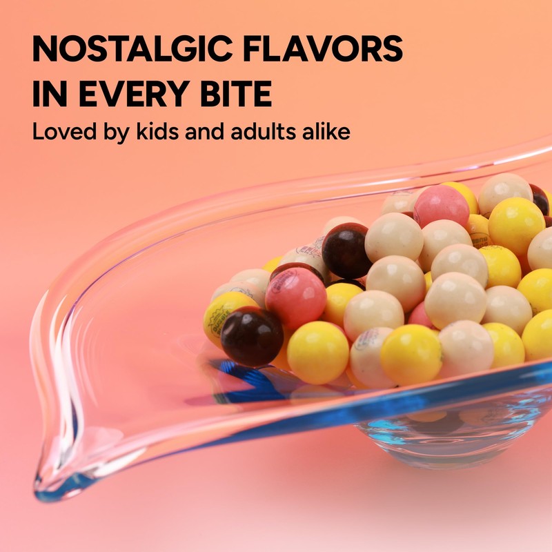 Banana Split Gumballs – 1 Inch Large Bubble Gum Balls