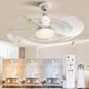 DGO Socket Fan Light Ceiling Fans with Lights and Remote