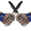GENMAI SOEASY Blade-Proof Gloves, Anti-Cut Gloves, Blade-Resistant Level 9 Gloves,