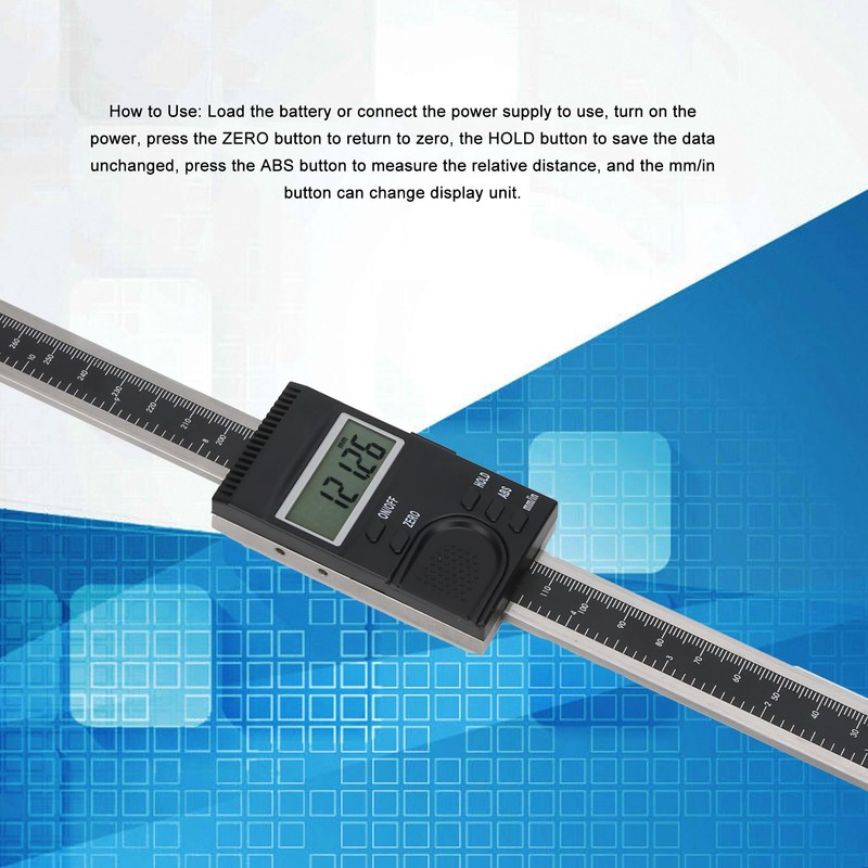 Vernier Caliper Digital Vertical Measurement Gauge Ruler Industrial Measuring Tool