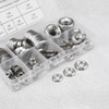 VGOL 170pcs Stainless Steel Cup Countersunk Washers #4#6#8#10#12#14#16 Cup Washer