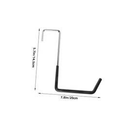 Operitacx 4Pcs Heavy Duty Wall Mounted Hooks for Garage Storage Large Hooks for Organizing Bikes Ladders Tools and Sports Equipment for Brick and Walls