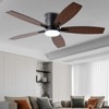 Ayaoty Ceiling Fans with Lights, 52" Low Profile Indoor Ceiling