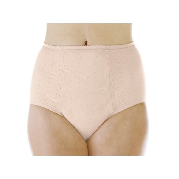 6-Pack Women's Beige Super Absorbency Incontinence Panties Medium (Fits Hip 38-40")