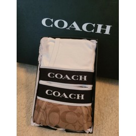 Coach New Coach Limited Edition Men's Boxer Briefs 2 Pair Multicolor Logo 2XL