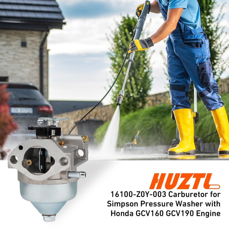 HUZTL 16100-Z0Y-003 Carburetor for Simpson Pressure Washer with Honda GCV160