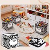 Romooa 6 Pcs 11 Inch Composition Book Classroom Fabric Storage