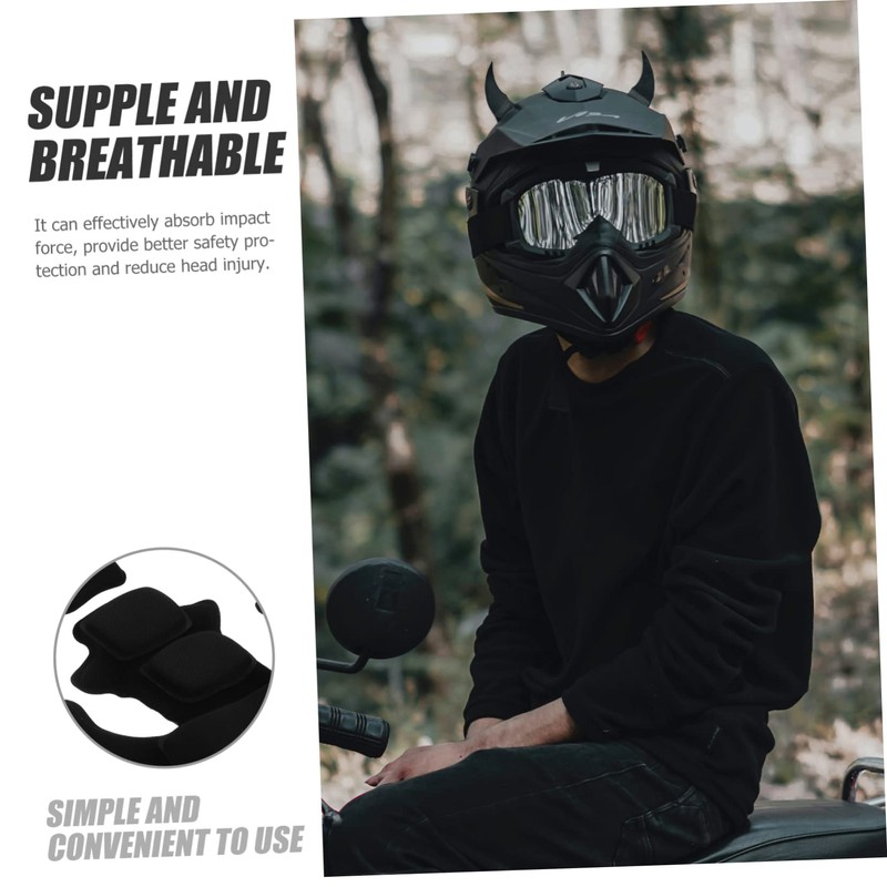 Kisangel Helmet Replacement Sponge Padding Kit Explosion Helmet Pads for