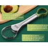 Avocado Slicer,Avocado Pit Remover Cutter/Peeler,Well Made Stainless Steel Avocado Slicer