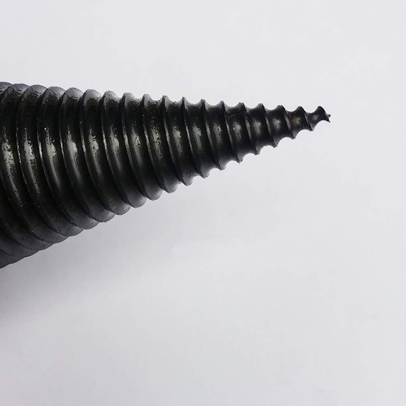 Heavy Wood Drill Bit Firewood Log Splitter U Anti-Skid Thread