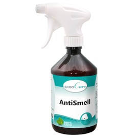 cdVet Naturprodukte casaCare AntiSmell 500 ml - elimiert organische Gerüche - Gestank - bei Urin + Kot + Katzenklogestank - einsetzbar gegen Zigarettenrauch + Schweiß + Müllgestank - natürlich -