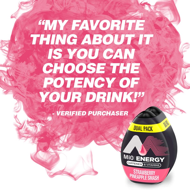 MiO Energy Strawberry Pineapple Smash Liquid Water Flavoring Enhancer 2-1.62