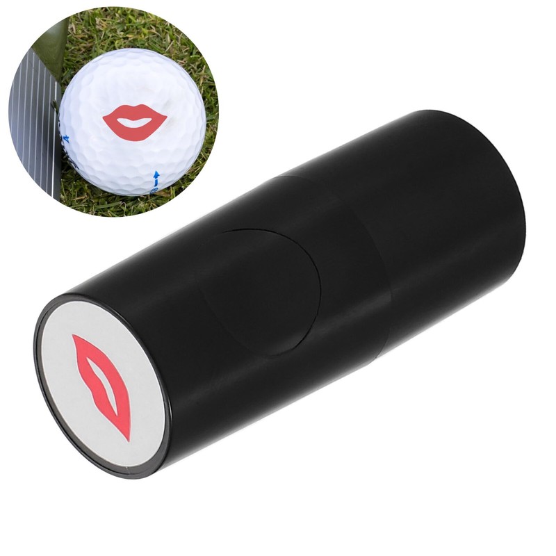 Operitacx Golf Ball Stamp with Kiss Mark, Golf Accessories, Lightweight