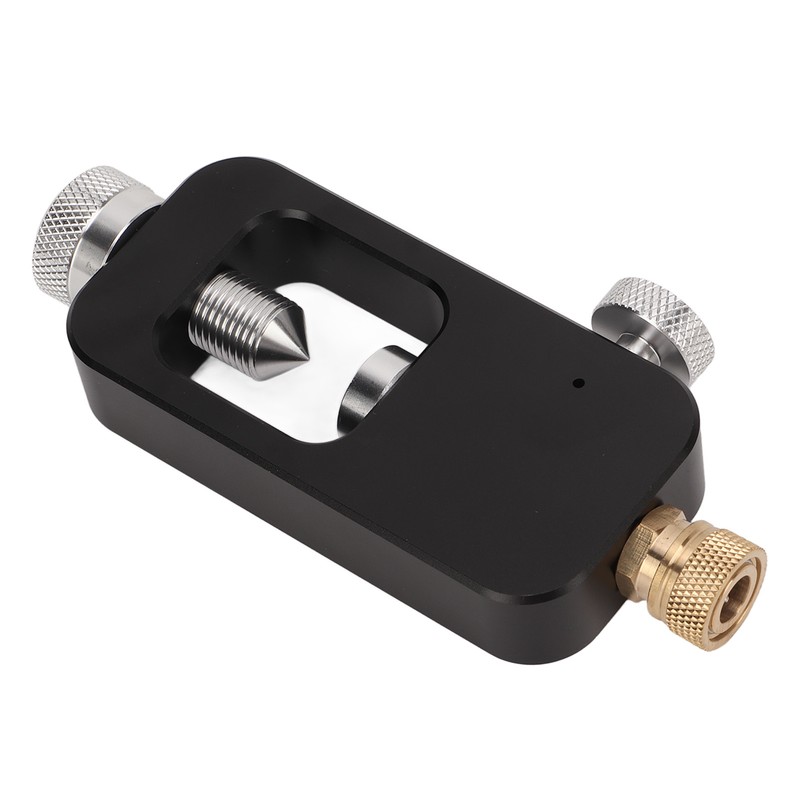 Aluminium Alloy Diving Oxygen Cylinder Refill Adapter Black Anti Rust