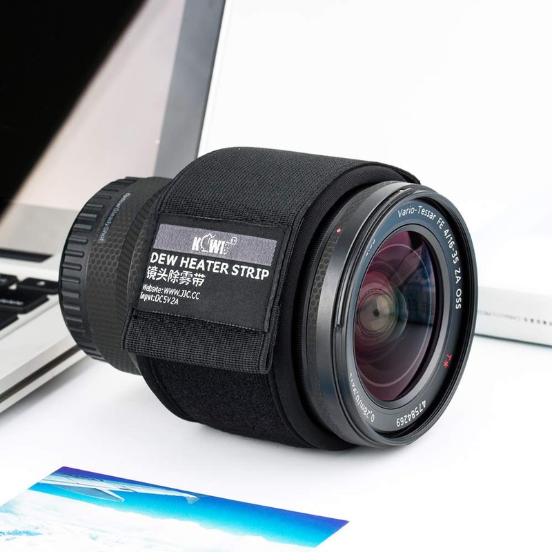 USB Lens Dew Heater, Lens Warmer Strip with Temperature Regulator