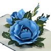 CUTPOPUP Blue Roses Pop Up Card, Mother's Day Card, Pop Up, Flower Greeting Cards, 3D Birthday Card for Grandma, Mother, Mother in Law, Daughter DE