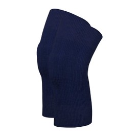 wobera ANGORA Joint Warmer Lightweight Design 70% Angora (Large, Navy)
