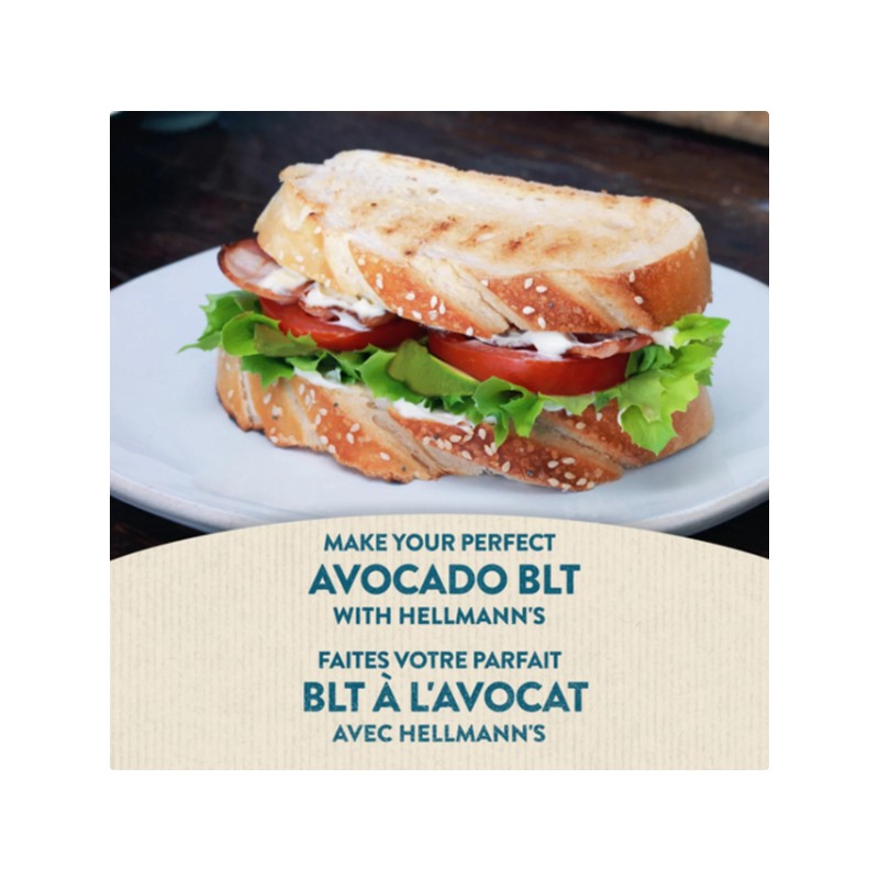 Hellmann's Avocado Oil Gluten-Free Mayonnaise 710ml (2 Pack)