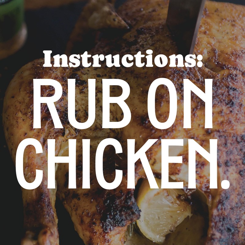 Rufus Teague Chick N' Rub, Premium Barbecue Seasoning & Dry