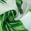Unique Plant Leaves Pattern Shower Curtain Waterproof Mildew Proof Bathroom
