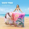 Winthome Oversized Beach Towel, Extra Large Microfibre Beach Towel for