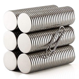 Set of 20 Round Magnets Neodymium Magnets Fridge Magnets Office School Kitchen Neodymium Disc (D15mm x H1mm)