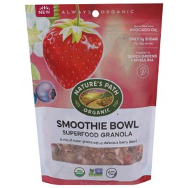 Natures Path Organic Smoothie Bowl Superfood Granola, 9.5 OZ