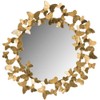 Safavieh Ruthie Gold Butterfly 27-inch Mirror