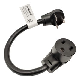 Parkworld 886641 Welder Adapter Cord NEMA 6-30P to 6-50R, 30A, 250V for Welding Mechine