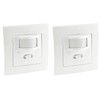 Motion Detector Sensor, Flush-Mounted Installation, LED Suitable, 9 Metre Range,