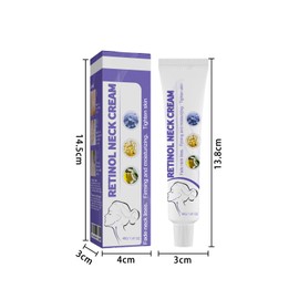 Dyceittdia 2 x Neck Cream, Retinol Neck Cream, Neck Firming Cream, Reduce Neck Wrinkles, Nourishes and Tightens the Neck, 2 x 40 g, Neck Cream (02)