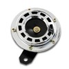 UNIVERSAL 12V CHROME PLATED HORN 90 mm DISC KLAXON MOTORBIKE