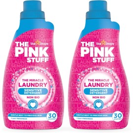 The Pink Stuff The Miracle Laundry Detergent Sensitive Non Bio Liquid 32oz