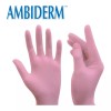Ambiderm Guantes descartables Ambiderm Plus color rosa talle S de
