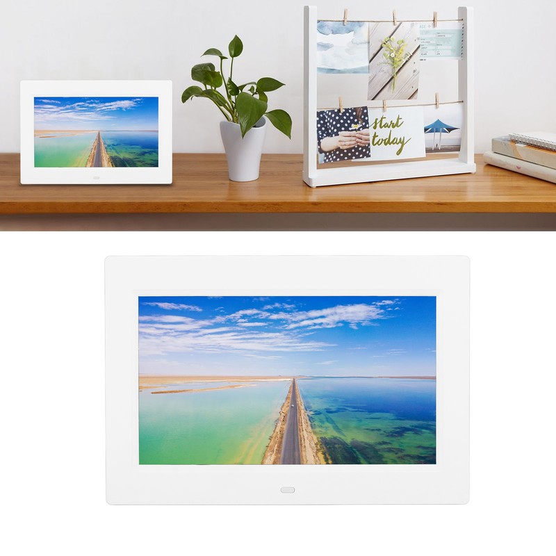 10 Inch Digital Photo Frame HD 1024x600 LED Electronic Photo