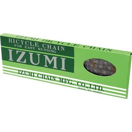 IZUMI Y9SC4410STX Chain, 1/2 x 1/8 (410), Number of Links: 110, Color: Black