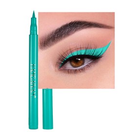 Liayozl Liquid Eyeliner, Green Eye Liners Pencil, Quick Drying, Waterproof, Long-lasting Colored Eyeliner Pen for Eye Makeup Gift (Green)