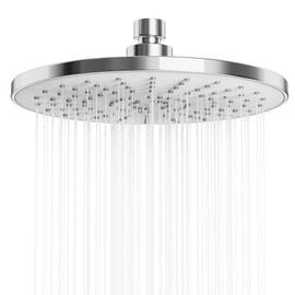 Ø225mm Duschkopf Regendusche Brausekopf Dusche Regenduschkopf Selbstreinigende Wassersparender Kopfbrause Groß Einbauduschköpfe Runder Überkopfbrause Chrom