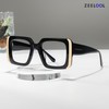 Zeelool Acetate Rectangle Glasses Frame, Blue Light Blocking Glasses for