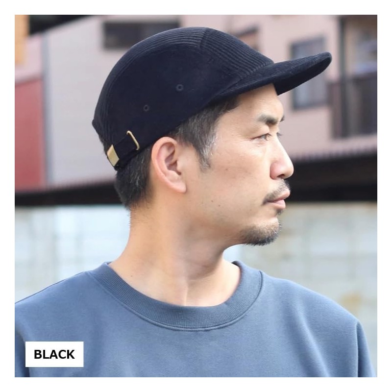 regnuu Corduroy Cap, Men's Hat, Work Cap, Orange Multi (MULTI2)