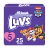 Luvs Size 5 Baby Diapers, Platinum Protection Bluey Diapers for