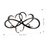 Levemolo Garden Decor Metal Heart Wall Art Decorations for Home